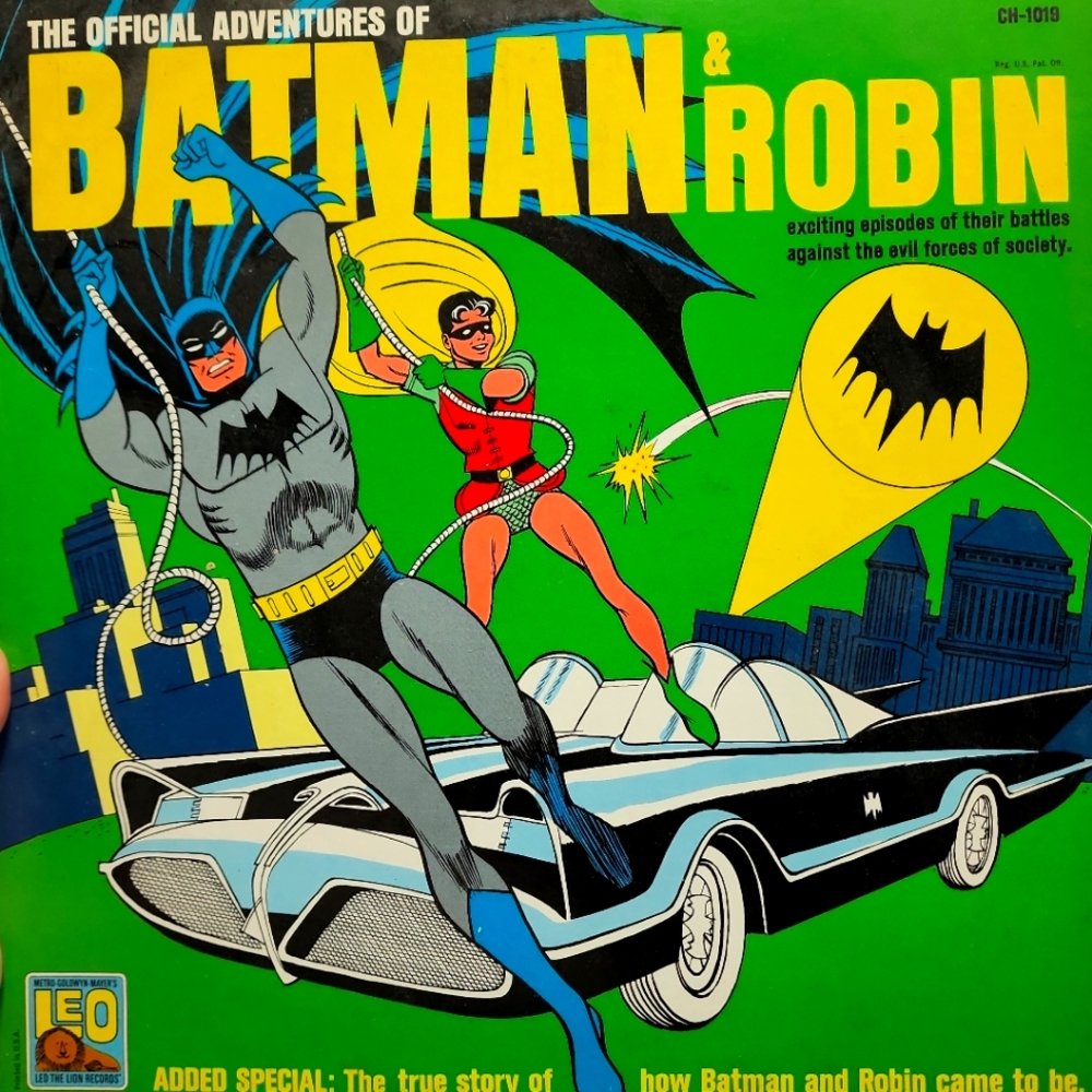 🍄Final Price🍄Original LP 45 Batman and Robin Vintage